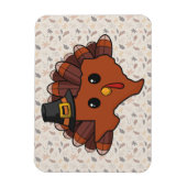 Pilgrim Texas Turkey Magneet (Verticaal)