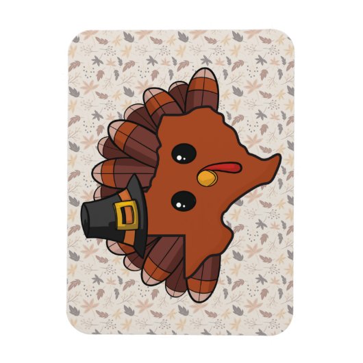 Pilgrim Texas Turkey Magneet (Verticaal)