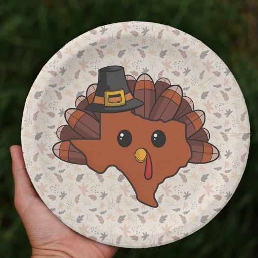 Pilgrim Texas Turkey Papieren Bordje