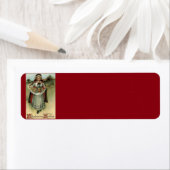 Pilgrim Thanksgiving retour adreslabels Etiket (Insitu)