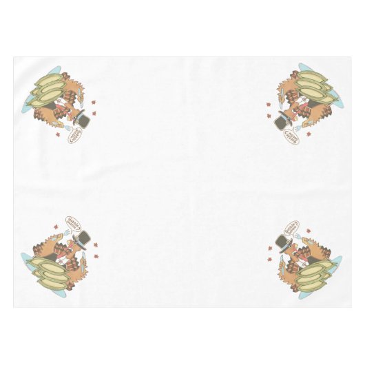 Pilgrim Turkey tablecloth Tafelkleed (Voorkant (Horizontaal))