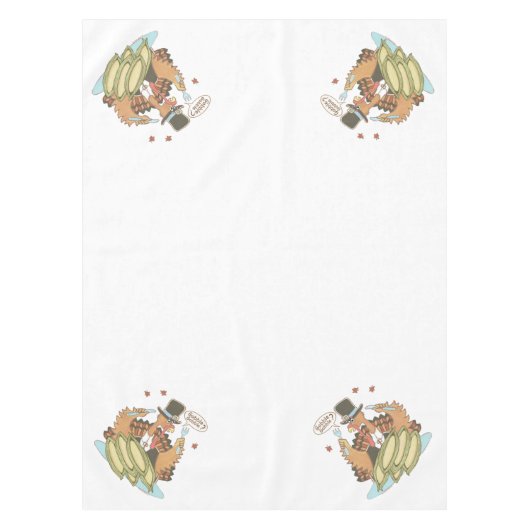 Pilgrim Turkey tablecloth Tafelkleed (Voorkant)