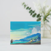 Pilgrim van de Radiant City van Nicholas Roerich Briefkaart (Staand voorkant)