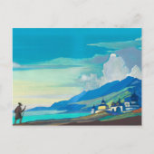 Pilgrim van de Radiant City van Nicholas Roerich Briefkaart (Voorkant)