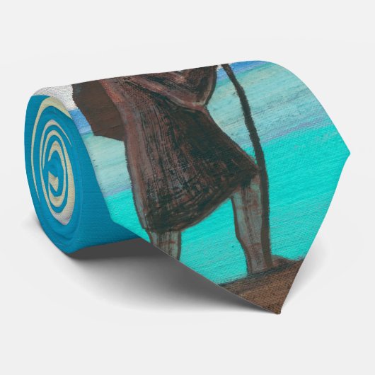 Pilgrim van Radiant City van Nicholas Roerich Stropdas (Opgerold)