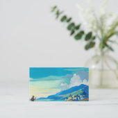 Pilgrim van Radiant City van Nicholas Roerich Visitekaartje (Staand voorkant)