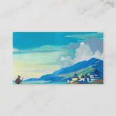 Pilgrim van Radiant City van Nicholas Roerich Visitekaartje (Voorkant)