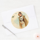 Pilgrim Vrouw Sticker (Envelop)