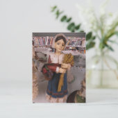 Pilgrim Woman Briefkaart (Staand voorkant)