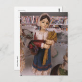 Pilgrim Woman Briefkaart (Voorkant / Achterkant)