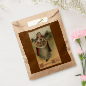 Pilgrim Woman  Thanksgiving Favor Bags Bedankzakje (Gezegeld)