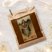 Pilgrim Woman  Thanksgiving Favor Bags Bedankzakje (Geknipt)