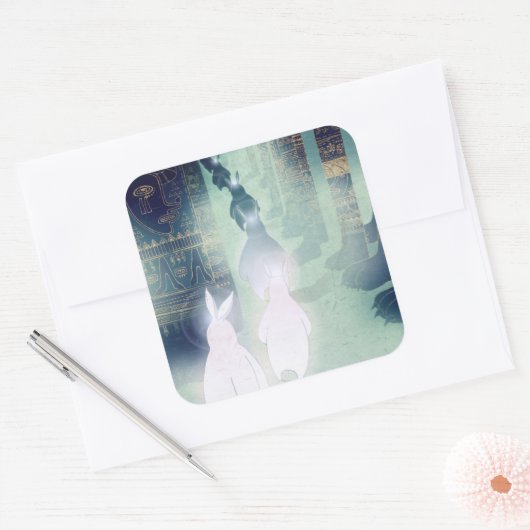 Pilgrimage 2012 vierkante sticker (Envelop)