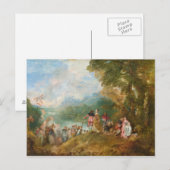 Pilgrimage naar Cythera The Embarkation for Cyther Briefkaart (Voorkant / Achterkant)