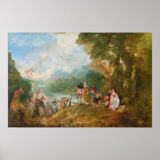 Pilgrimage naar Cythera The Embarkation for Cyther Poster (Voorkant)