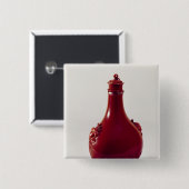 Pilgrimfles, Meissen, c.1710 Vierkante Button 5,1 Cm (Voorkant /achterkant)