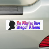 Pilgrims Bumpersticker (Op auto)