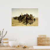 Pilgrims die naar Mecca gaan Poster (Keuken)