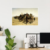 Pilgrims die naar Mecca gaan Poster (Thuiskantoor)