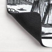 Pilgrims hebben de MayaBloem gevlogen Muismat (Hoek)