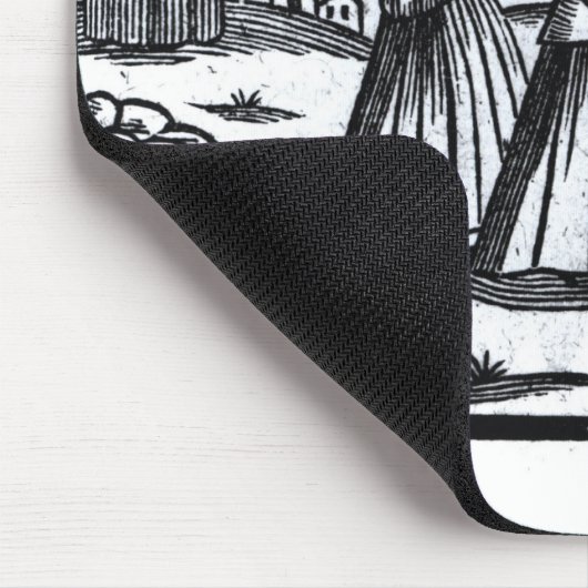 Pilgrims hebben de MayaBloem gevlogen Muismat (Hoek)