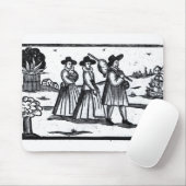 Pilgrims hebben de MayaBloem gevlogen Muismat (Met muis)