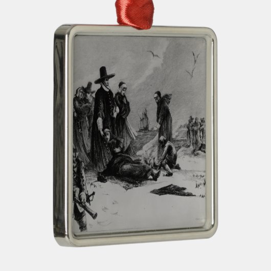 Pilgrims Metalen Ornament (Rechts)