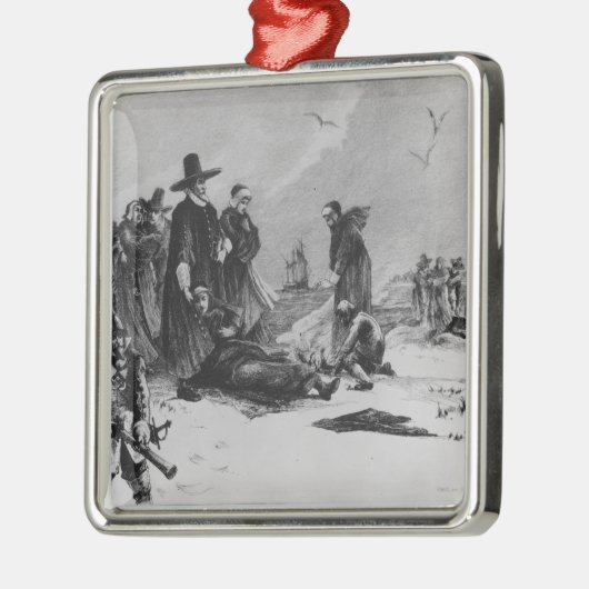 Pilgrims Metalen Ornament (Links)