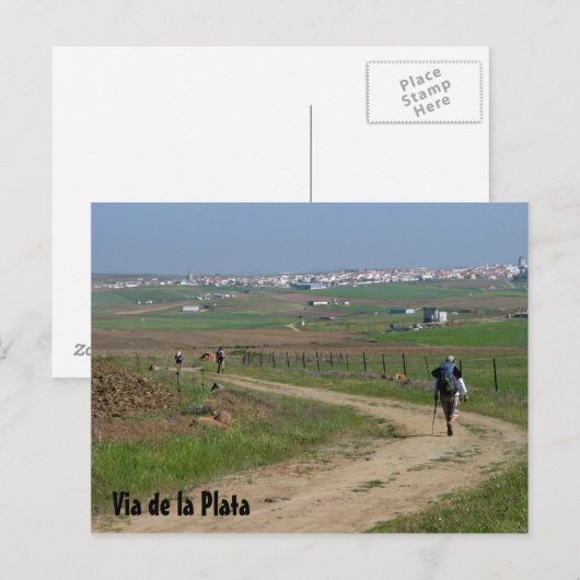 Pilgrims op het VdlP-Briefkaart Briefkaart (Voorkant / Achterkant)