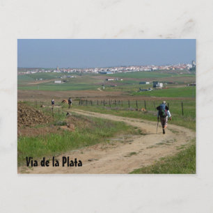 Pilgrims op het VdlP-Briefkaart Briefkaart