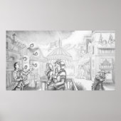 Pilgrims Progress Vanity Fair Poster (Voorkant)