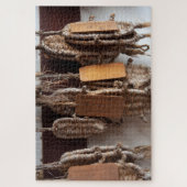 Pilgrims Sandals Gioji Temple Arashiyama Kyoto Legpuzzel (Verticaal)