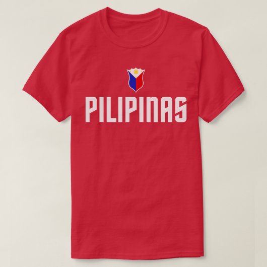Pilipinas Basketball Draag Gilas Filipijnen Casual T-shirt (Design voorkant)