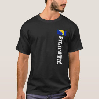 Pilipovic Bosnia vlag Achternaam Coat of Arm Emble T-shirt