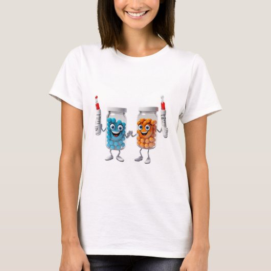 Pill Bottle Tee T-shirt (Voorkant)