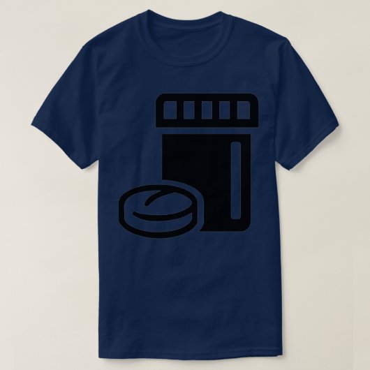 Pill box t-shirt (Design voorkant)