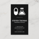 Pill en bekerglas | Apotheker Visitekaartje (Voorkant)