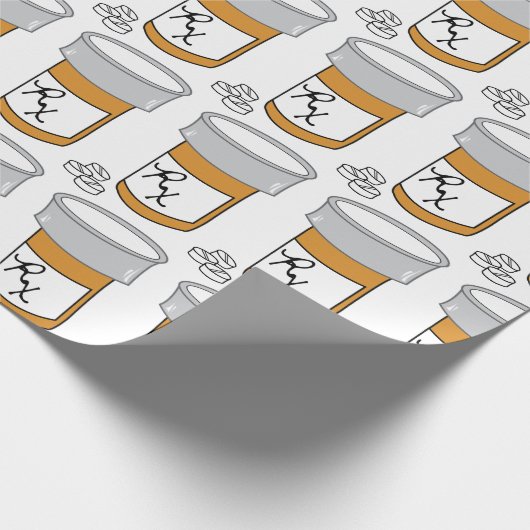 Pill Fles Cadeaupapier (Hoek)