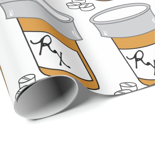 Pill Fles Cadeaupapier (Rol Hoek)