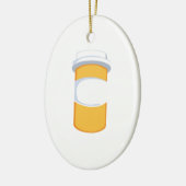 Pill Fles Keramisch Ornament (Links)