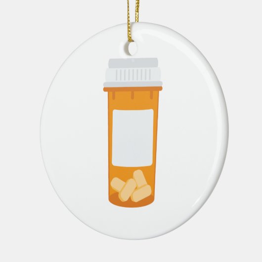 Pill Fles Keramisch Ornament (Links)
