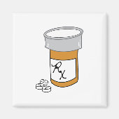 Pill Fles Magneet (Voorkant)