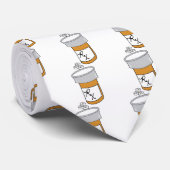 Pill Fles Stropdas (Opgerold)