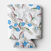 Pill Sprinkles Pattern Blikjeskoeler (Achterkant)