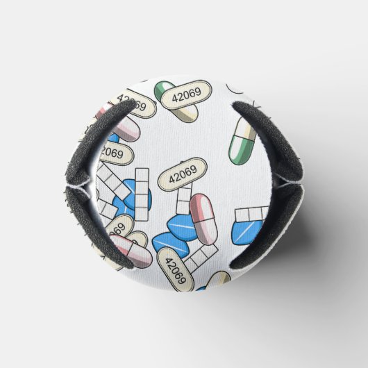 Pill Sprinkles Pattern Blikjeskoeler (Bodem)