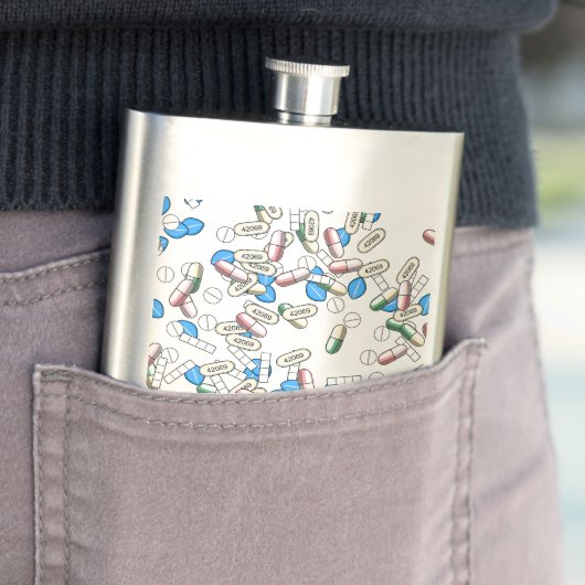 Pill Sprinkles Pattern Flacon (Voorbeeld)