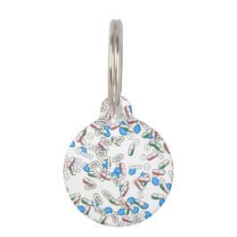 Pill Sprinkles Pattern Huisdierpenning