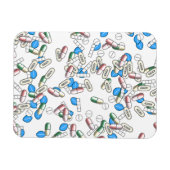 Pill Sprinkles Pattern Magneet (Horizontaal)