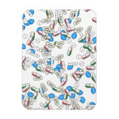 Pill Sprinkles Pattern Magneet (Verticaal)