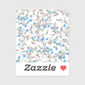 Pill Sprinkles Pattern Sticker (Vel)